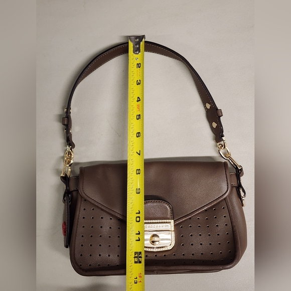 Longchamp Leather Punching Mademoiselle 2 Way Shoulder Bag - Picture 16 of 16